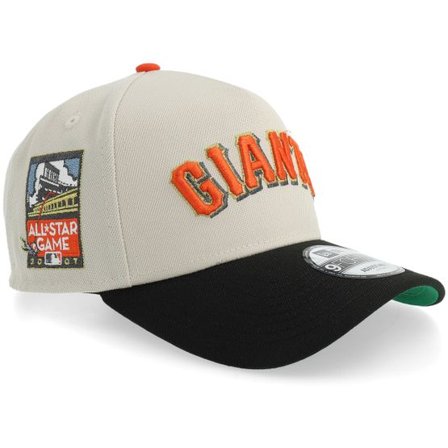New Era - MLB Beige adjustable Keps - Hatstore Exclusive x San Francisco Giants 9FORTY All Star Game Stone/Black A-frame Adjustable @ Hatstore