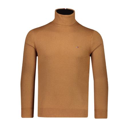 Tommy Hilfiger, Turtlenecks Bruin, Heren, Maat:M,Katoen