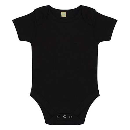 Larkwood Toddler Short-Sleeved Bodysuit 0-3 Months Black