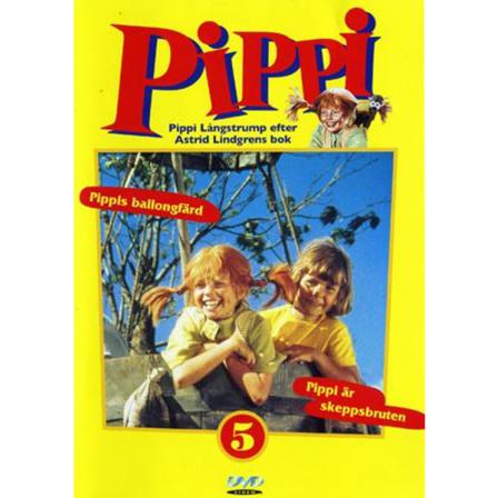 Pippis Ballongfärd Högt Ovanför Villa Villekulla Svävar Pippi, T