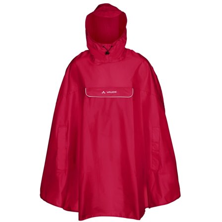 VAUDE Valdipino Poncho Men rain jackets Pink XXL