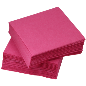 Serviett 3-Lag Mørkerosa 24x24