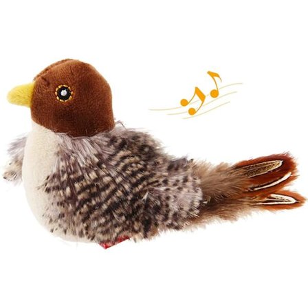 Interaktiivinen kissan höyhenlelu, Melody Chaser -laulava lintukissan lelu, plussilelut kissoille, piippaavat kissan lelut sisäkissoille [DB]