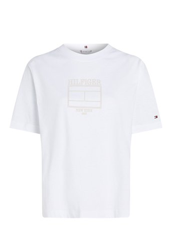 Tommy Hilfiger | Mdrn Outline Flag C-Nk Tee | XXS