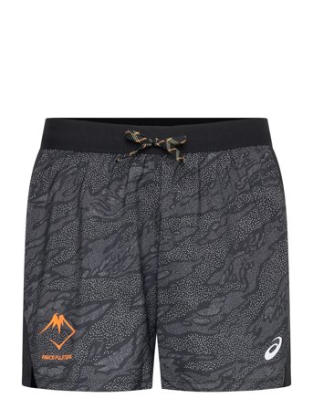 Asics Fujitrail All Over Print 5In Short - Black - XXL