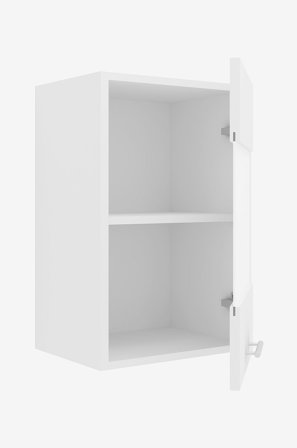VCM - Seinäkaappi Esilo 1 Glass Door - Valkoinen - Hyllyt & säilytys - - Homeroom