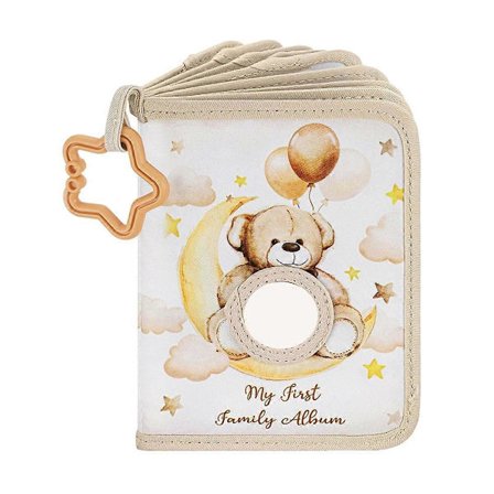 Baby Fotoalbum - Blød Babybog Første År Baby Fotoalbum