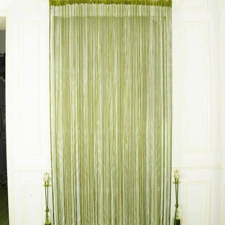 Dørgardin trådgardin glitter dørgardin for bryllup stue restaurant dekorasjon 100 x 200 cm