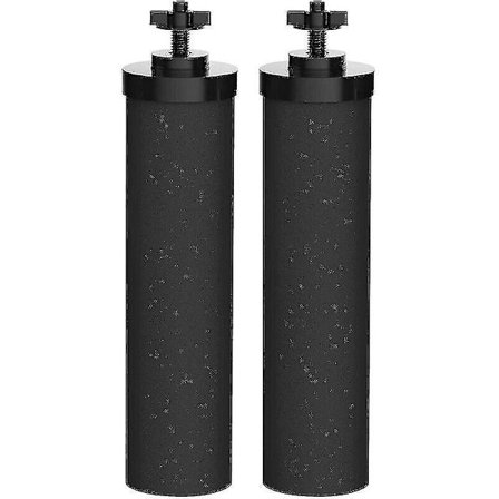 2 stk Berkey Black Naturlig Filtermateriale Vannrensingsfiltrelement