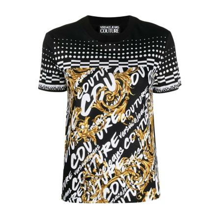 Versace T-shirts and Polos MIINTO-620cc6ea851adc8a6ce8 Sort, Dame