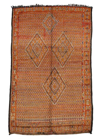Handknuten Berber Moroccan - Mid Atlas Vintage 188X296