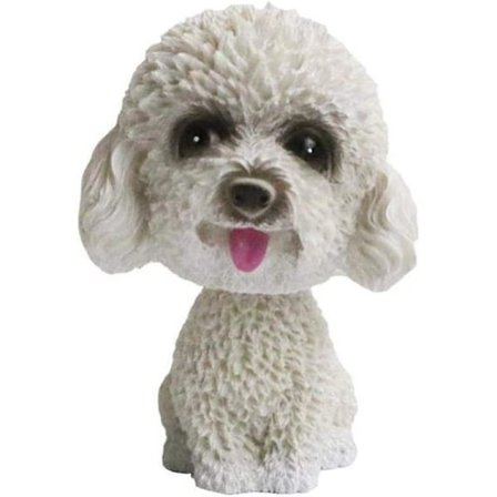 Kreativ Bildekoration Hund Skakar Huvudet Actionfigur Harts Hund Skakande Hundtillbehör