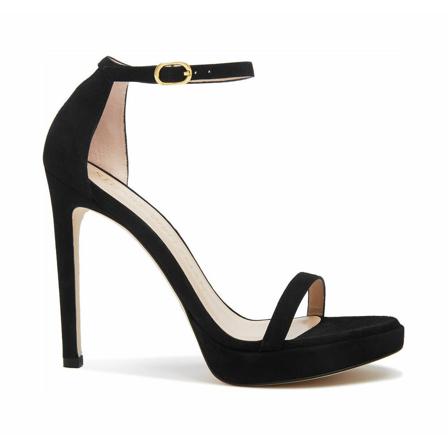 Stuart Weitzman, High Heel Sandals Czarny, Kobieta, Rozmiar: 40 EU