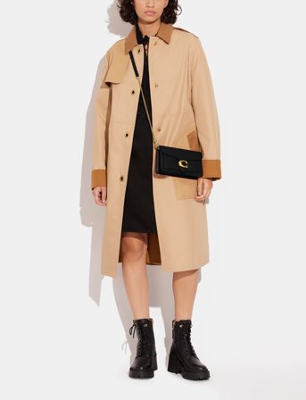 Coach Tabby Chain Clutch - Black - ONE SIZE