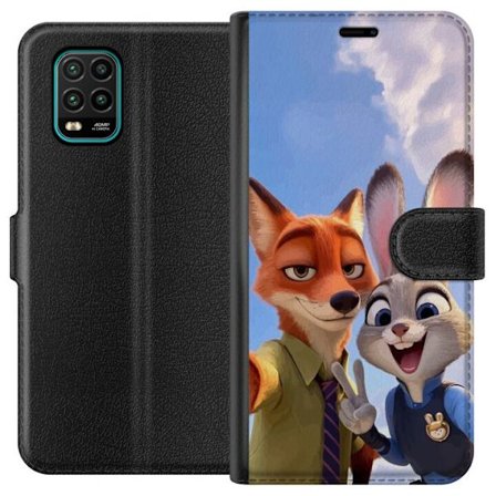 Kompatibelt Lommeboketui til Xiaomi Mi 10 Lite 5G Zootopia Nick og Judy Beste Venner
