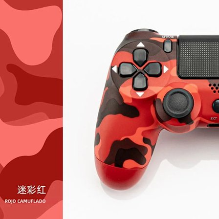 Med låda 12 Trådlös Gamepad Stöder Bluetooth för PS3 Joystick Kontroller med Inbyggd Vibration PS4 Kontroller Tillbehör