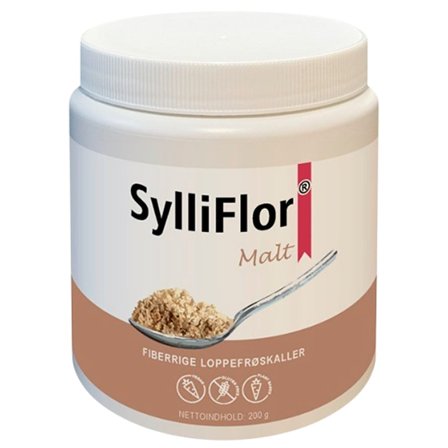 SylliFlor Loppefrøskaller Malt 200 g, Helse & Madvarer, Ingredienser, Loppefrøskaller