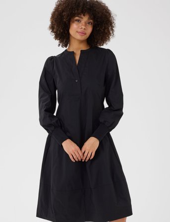 Culture Cuantoinett Rib Dress - Black - S