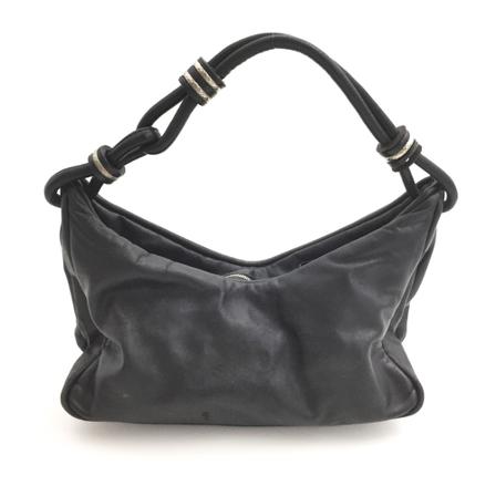 Bottega Veneta Vintage, Pre -owned Leather Shoulder Bag Zwart, Dames, Maat:ONE Size