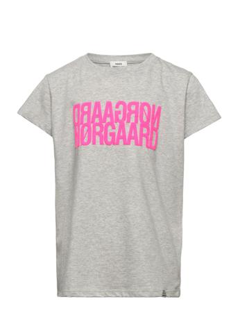 Single Organic Tuvina Tee T-shirts Short-sleeved Harmaa Mads Nørgaard