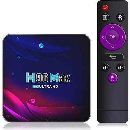 4K Android 11.0 H96 Mini TV Box - AUDBURN - 2GB-16GB - WiFi 2.4G/5G - Bluetooth