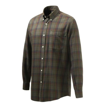 Beretta Men's Wood Button Down Shirt Men long-sleeved shirts Green XL