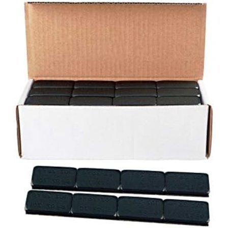 EZISOE 1/4 Oz svart självhäftande hjulvikter, bilar, lastbilar, stadsjeepar, motorcyklar, lågprofil (72 Oz-pack)
