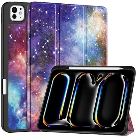 Till iPad Pro 11 (2024) Slim fit tri-fold fodral Pennfack - Galaxy