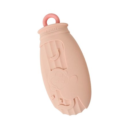 Tegneserie Varmtvandsflaske Sikker Lækagesikker Silikone Varmtvandspose Håndfodvarmer Til Børn Voksne Vinter Koldt Vejr Brug Gul