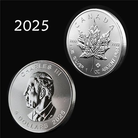 1:1 Minnesmynt Lönnlöv Mynt 2025