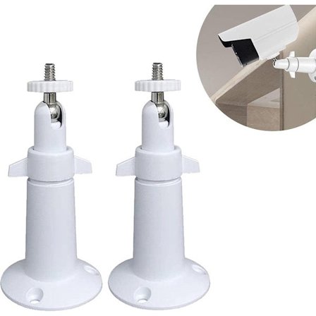 2 kappaleen pakkaus kameran seinätelineitä, säädettävä turvakameran seinäteline seinä- ja kattovalaisimille, sisä-/ulkokamerateline