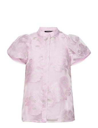 Aconite Dorte Shirt Purple Bruuns Bazaar