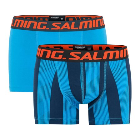 Salming Pipe, 2-pack Boxer Men undergarment Blue M