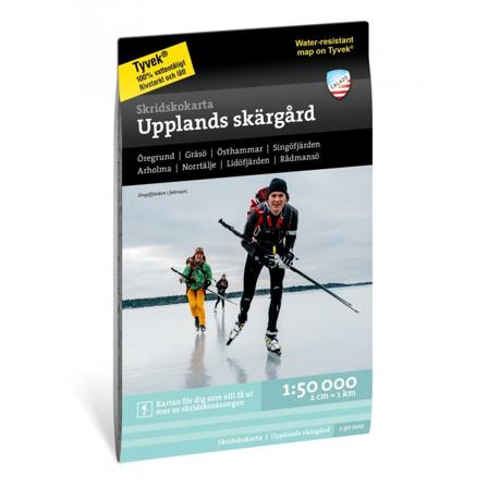 Calazo förlag Skridskokarta Upplands skärgård 1:50.000 literature Black OneSize