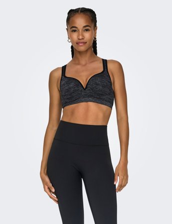 Only Play Onpmartine Seamless Sports Bra Opus - Black - M