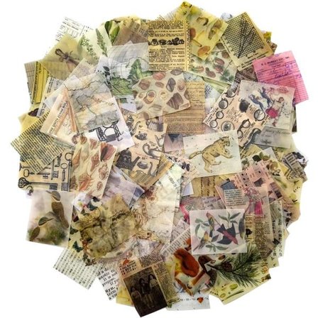 366 st Vintage Scrapbooking DIY Material Papper Dekoration