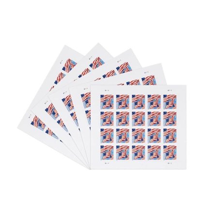 Flaggstämpel Postfrimärken A A