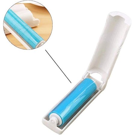 Foldbar vaskbar fnugrulle hårfjerner