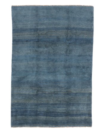 Hand Knotted Gabbeh Persia Fine Rug 200X296 Wool Dark Blue