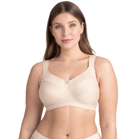 Miss Mary of Sweden Cotton Now Minimizer Bh Utan Bygel Dam Beige 90b