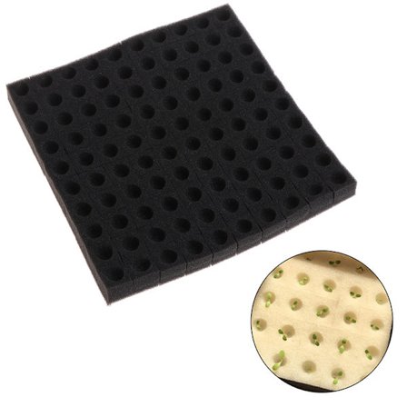100 kpl Soilless Hydroponic Vegetables Nursery Sponge Culture W