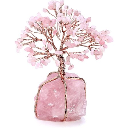 Naturliga Kristall Kollapsade Sten Livsdekorationer, Aura Hårda Pengaträd