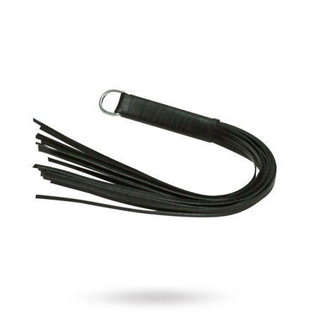 ZADO: Leather Whip 45cm - Sexleker Vuxen: Bondage & Fetish