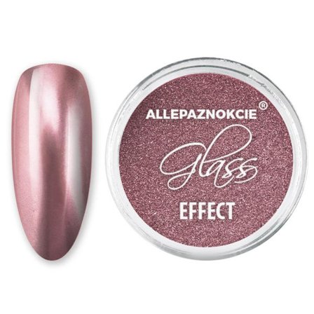 Effect Powder - Chrome / Glass - Golden pink