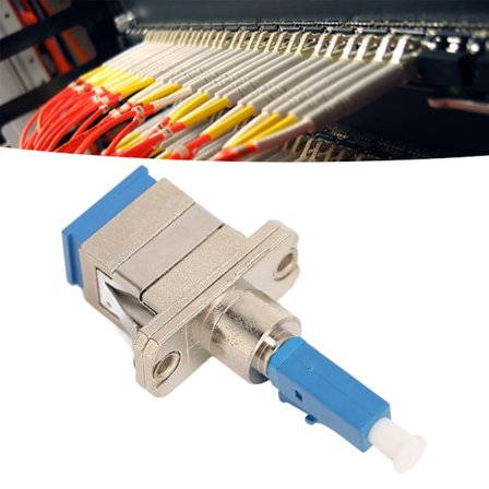 2 stk. LC Hann til SC Hunn Adapter Høy Nøyaktighet Lavt Tap Kompakt LC til SC Adapter for Vedlikehold av Optisk Nettverk