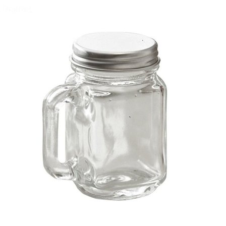 1 stk. Mini Mason Jar Forseglet Glassflaske Kaffe Melk Juice Flaske