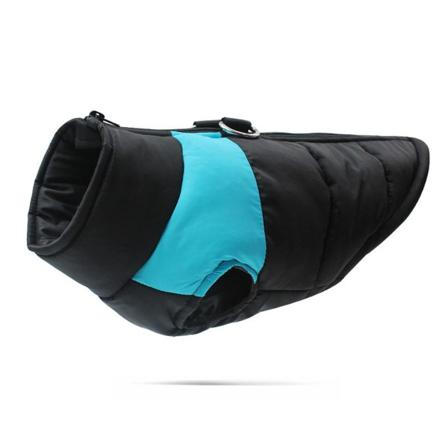 1/2 Pet Vinterkappa Vind- och Vattentät Jacka För Furry Friend blue 3XL 1Set