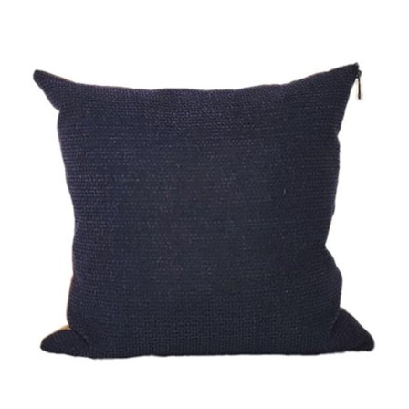 Koristeellinen tyyny 45x45cm sinikultainen polyesteri