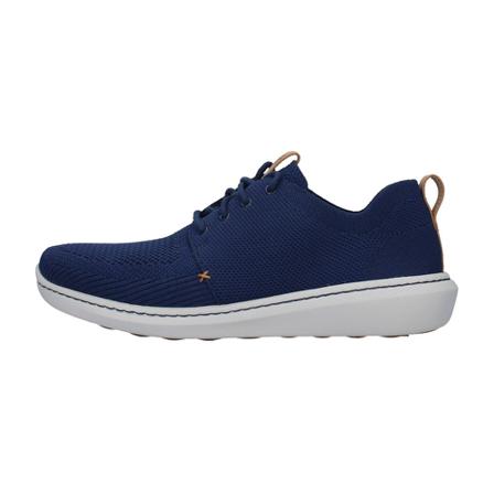 Clarks Step Urban MIX low sneakers , Blauw , Heren , Maat: 41 EU