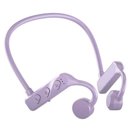 PurpleBone-Conduction Hörlurar med Inbyggd Mikrofon Bekväma Svettsäkra Hörlurar för Kvinnor Män Unisex